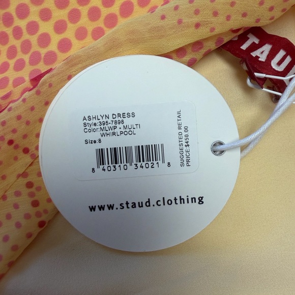 STAUD ASHLYN DRESS MULTI WHIRLPOOL DRESS - 8 - Picture 4 of 6